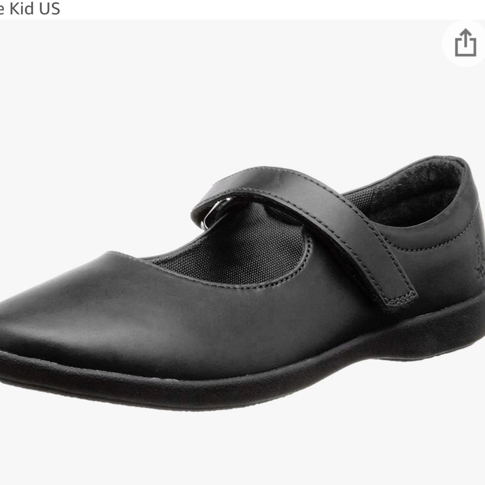 Hush Puppies Lexi Mary Jane Flat, Black, 11.5 Wide!